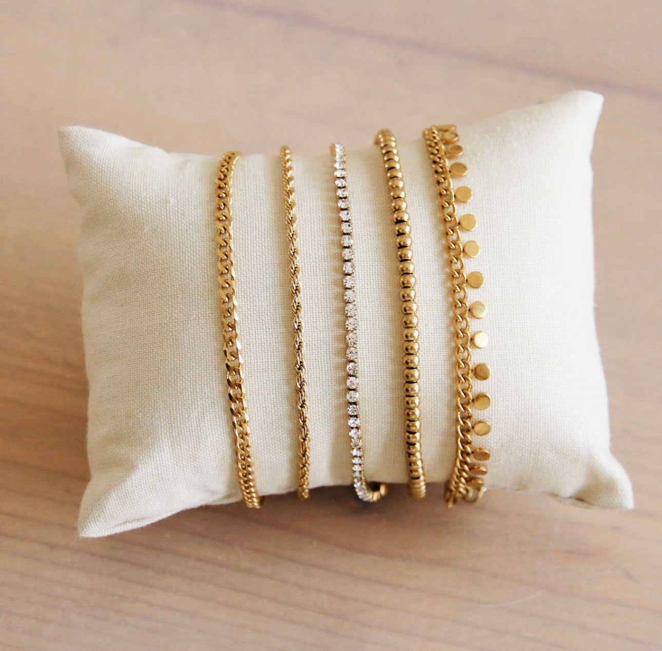 Sélection de bracelets dorés OZ’anges