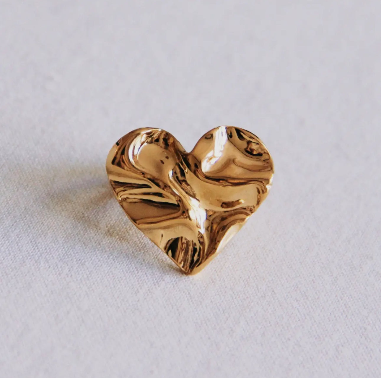 Bague cœur dorée OZ’anges
