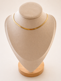 Océane — Collier maille serpent doré en acier inoxydable – OZ’anges