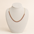 Alméa — Collier doré à pampilles rouges – OZ’anges