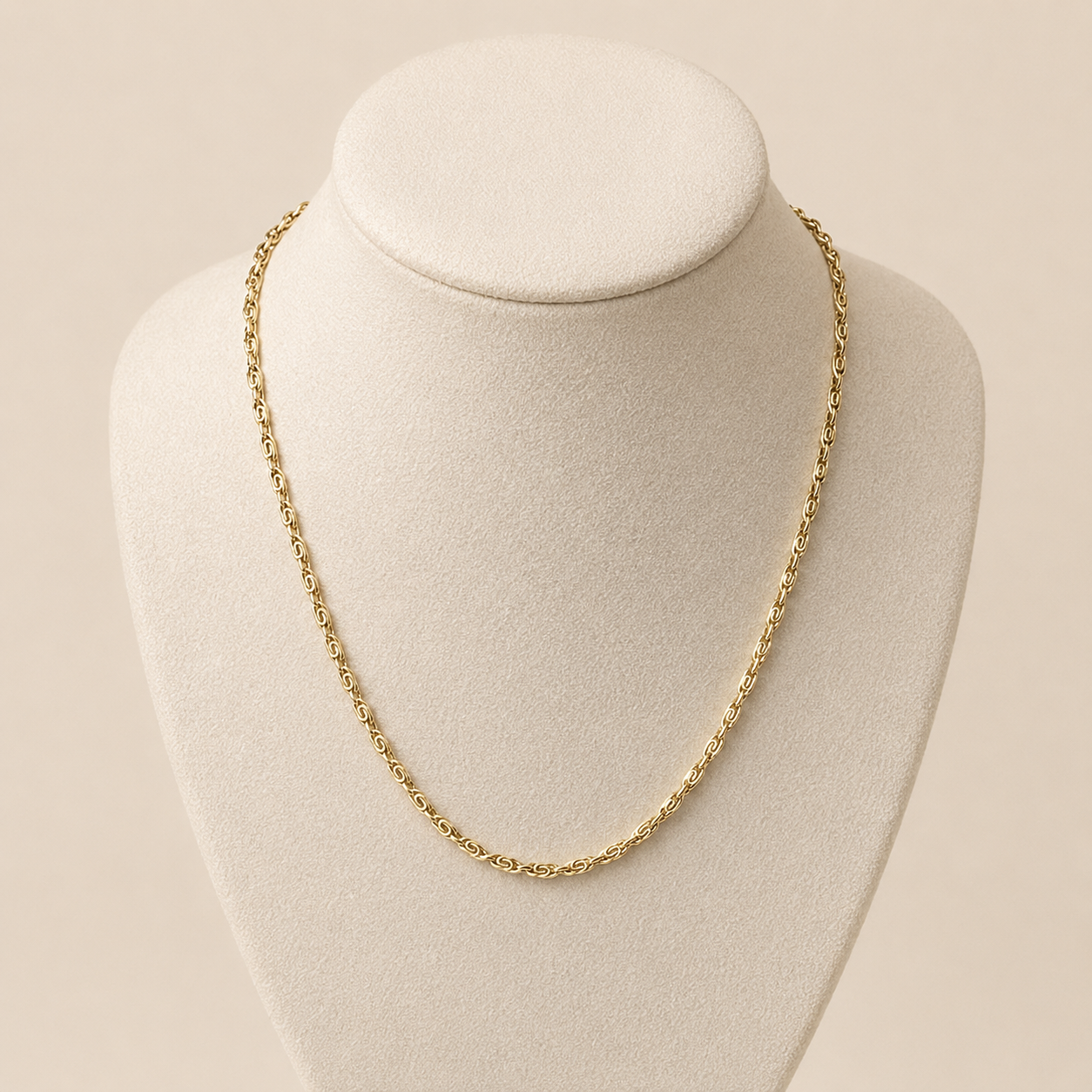 Amira — Collier torsadé doré – OZ’anges