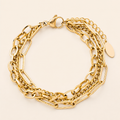Isma — Bracelet multirang doré – OZ’anges