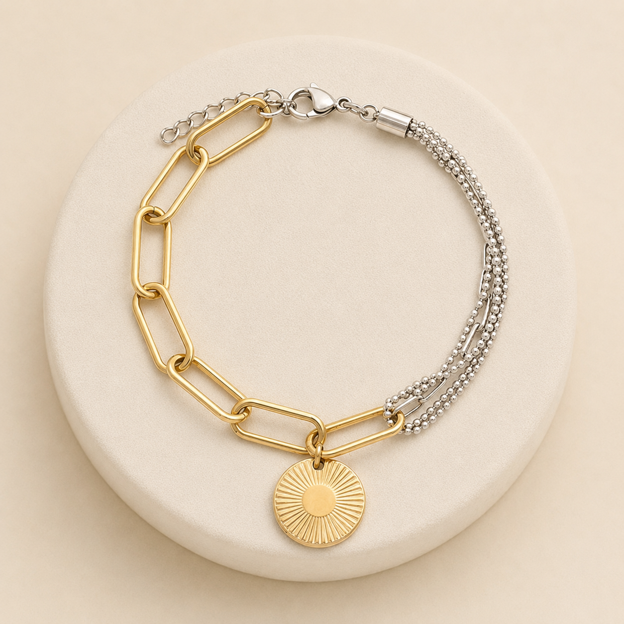 Mitzraël — Bracelet bicolore ajustable – OZ’anges