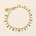 Nayla — Bracelet doré en acier et résine – OZ’anges
