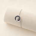 Tempéria bracelet anneaux romains argenté en acier inoxydable 316L