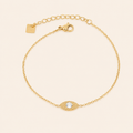 Ysia — Bracelet fin doré œil protecteur – OZ’anges