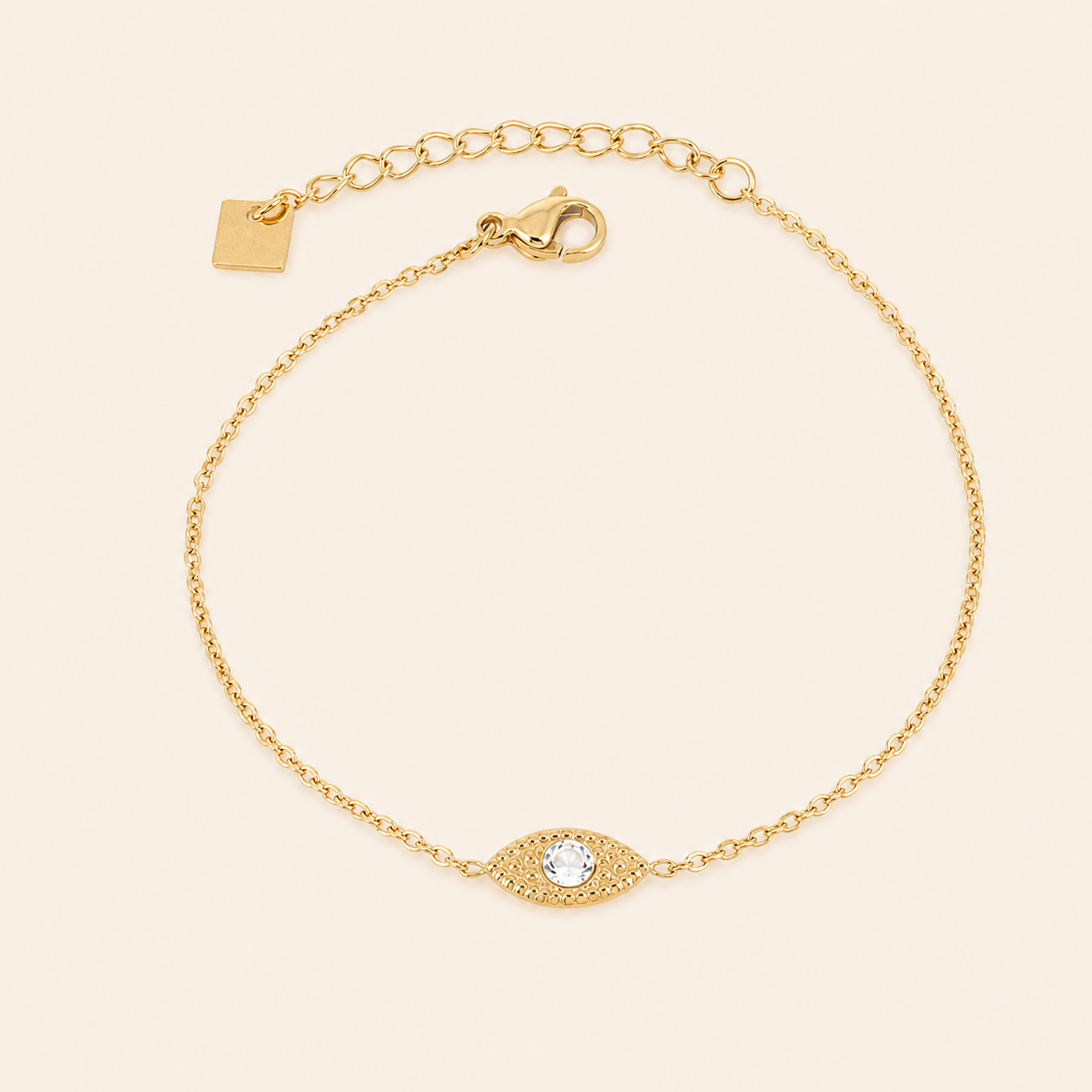 Ysia — Bracelet fin doré œil protecteur – OZ’anges